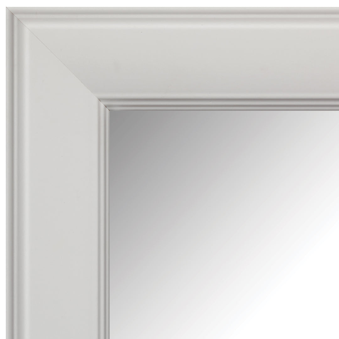 Pemaquid Porcelain White Mirror Frame