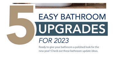 Easy Bathroom Upgrades for 2023 Cover