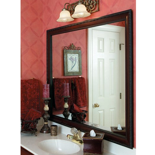Cherry Wood Mirror Frame  Bath Mirror Frame – MirrorMate