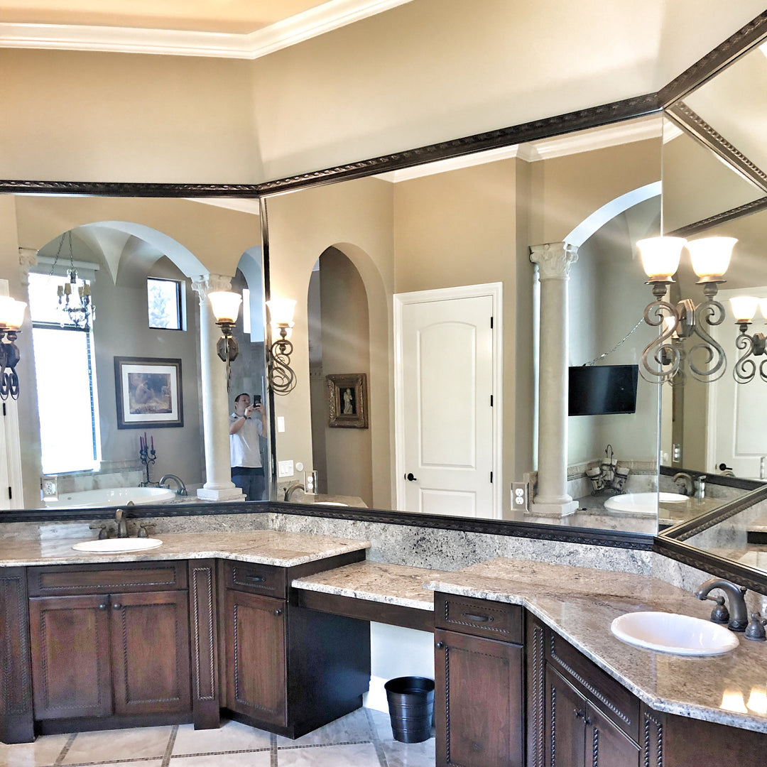 Oil Rubbed Bronze Mirror Frame Bronze Framed Mirror MirrorMate