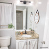 Acadia Dove White Small Framed Vanity Sink Mirror
