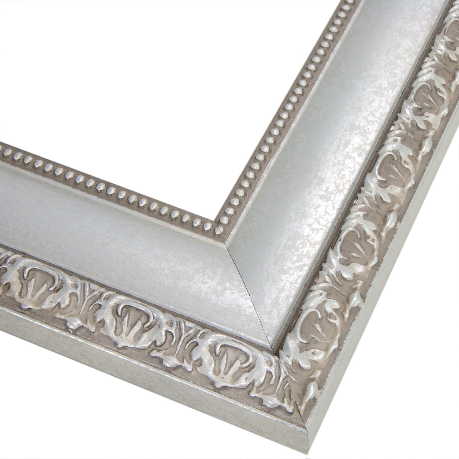 Ornate Silver Mirror Frames | Vintage Silver Mirror Framing – MirrorMate
