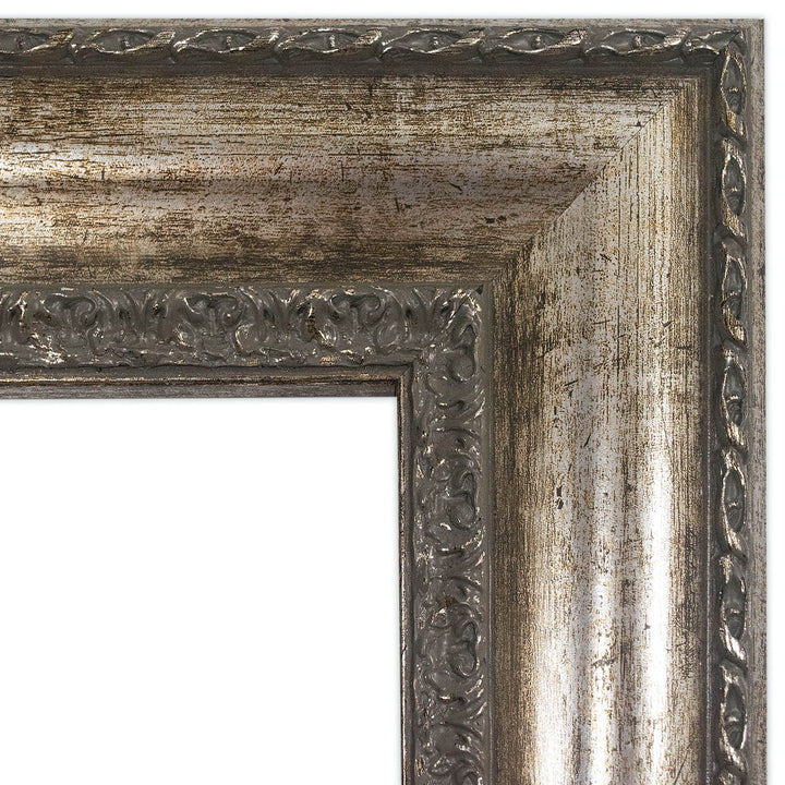Grandezza Aged Silver Mirror Frame