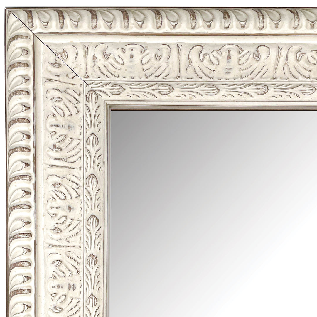 Essex White Satin Frame – MirrorMate