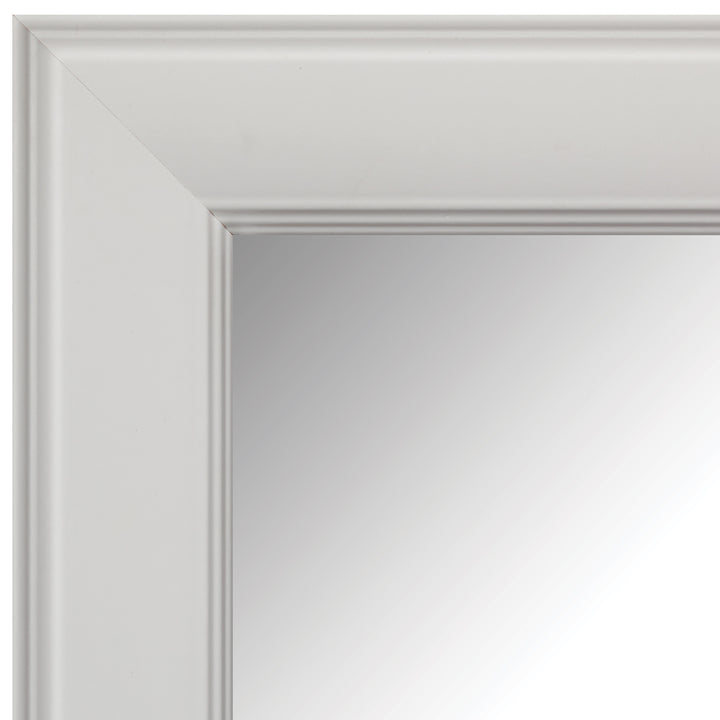 Pemaquid Porcelain White Mirror Frame