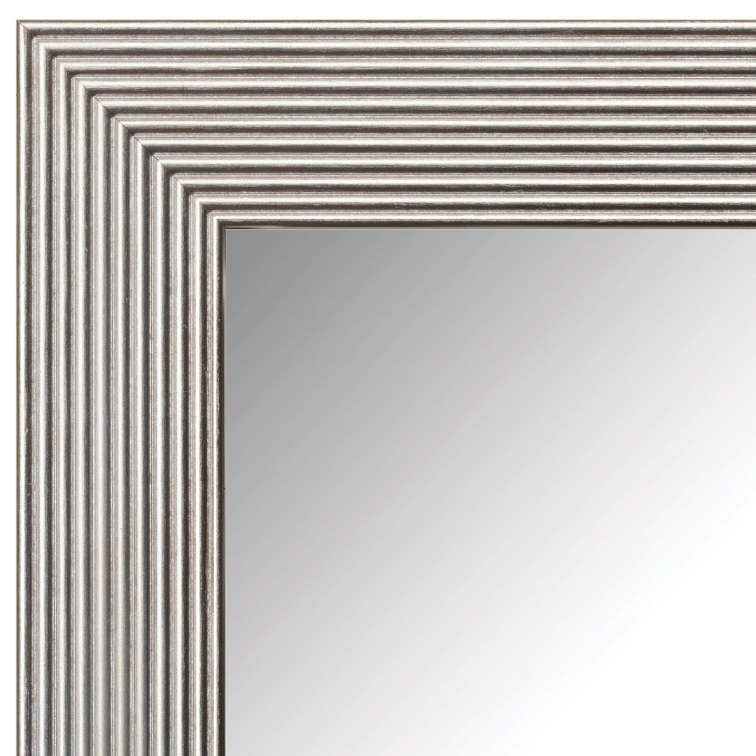 Portage Moonlight Silver Mirror Frame
