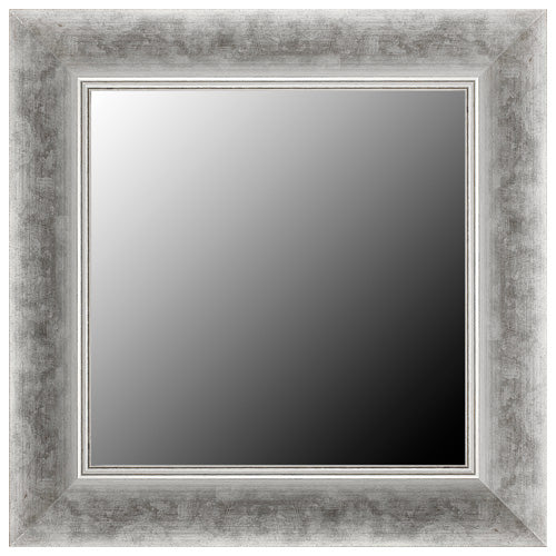 Solana Modern Silver Mirror Framed Mirror