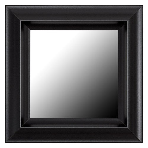 Chelsea Black Satin Framed Mirror