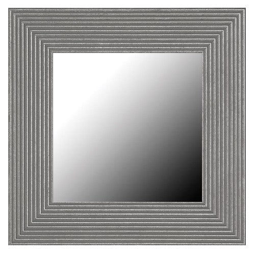 Portage Moonlight Silver Framed Mirror